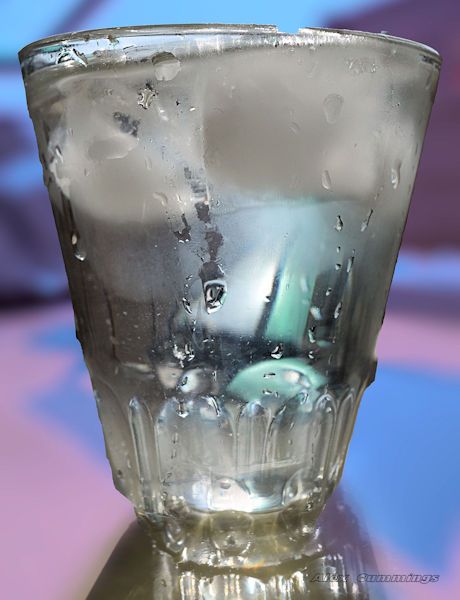 glass of Ice water