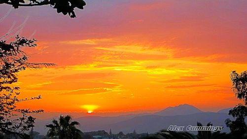 sun set